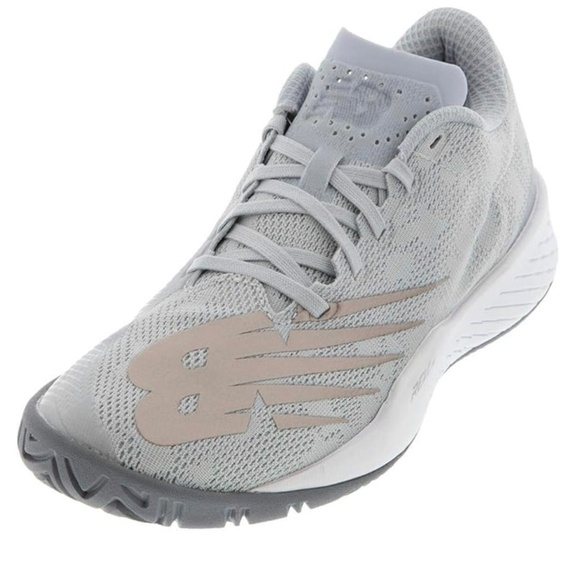 ✨NEW✨ NEW BALANCE Womens 896 V3 Revlite Hard Court Tennis Shoes Grey Sz US 8.5M - Picture 1 of 10